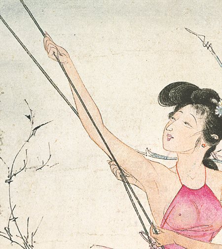 颍泉-胡也佛的仕女画和最知名的金瓶梅秘戏图